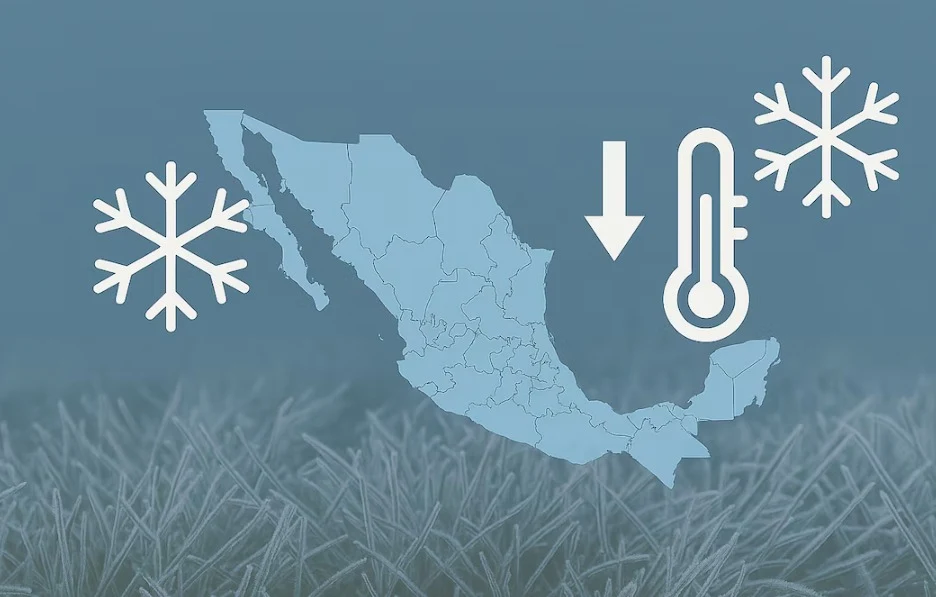 Frentes fríos 2025-2026: ¿cuántos habrá en México y qué mes será el más afectado?